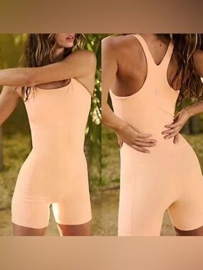 Free People Movement Never Better Runsie in Morning Sun Size XS